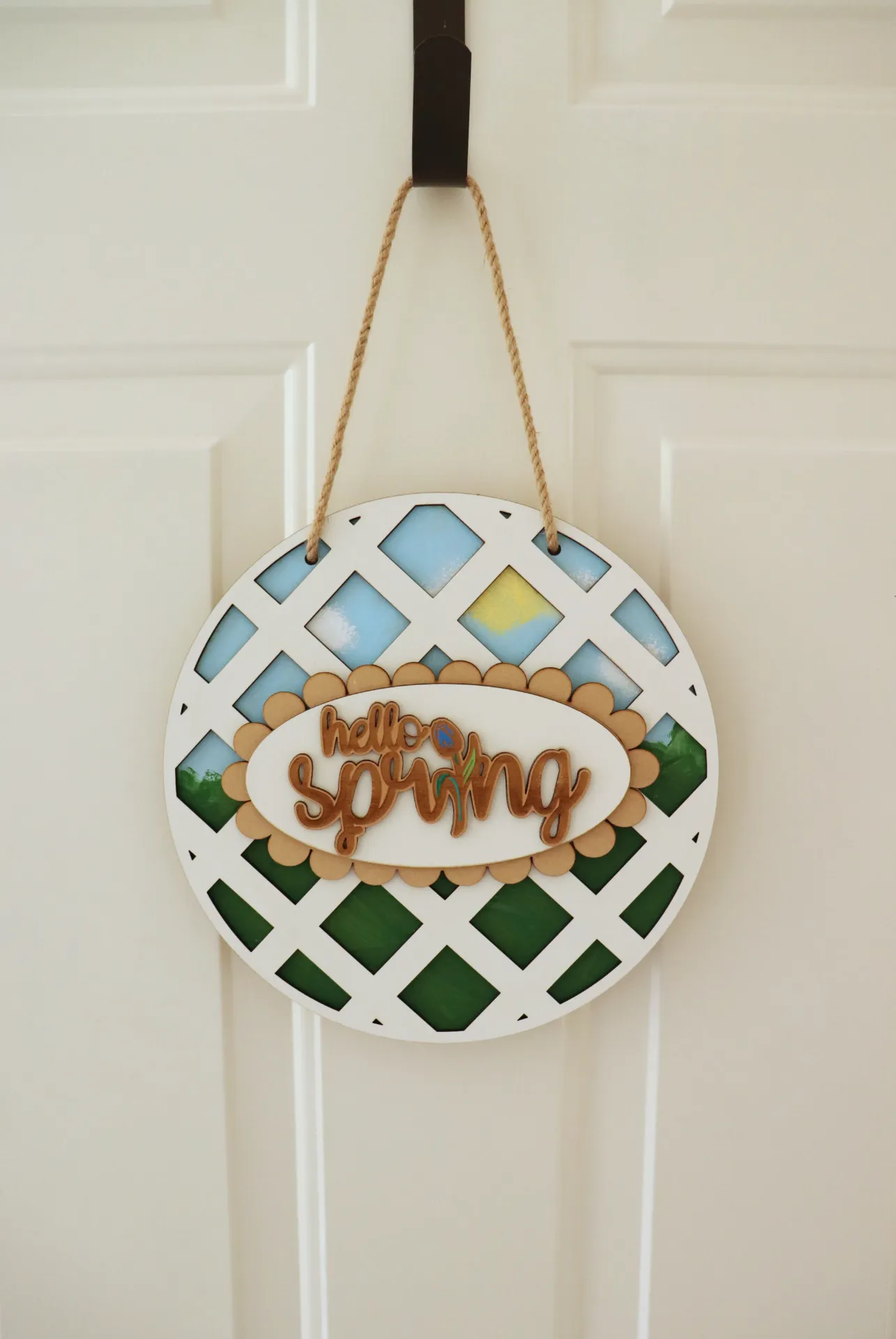 Hello Spring Door Hanger
