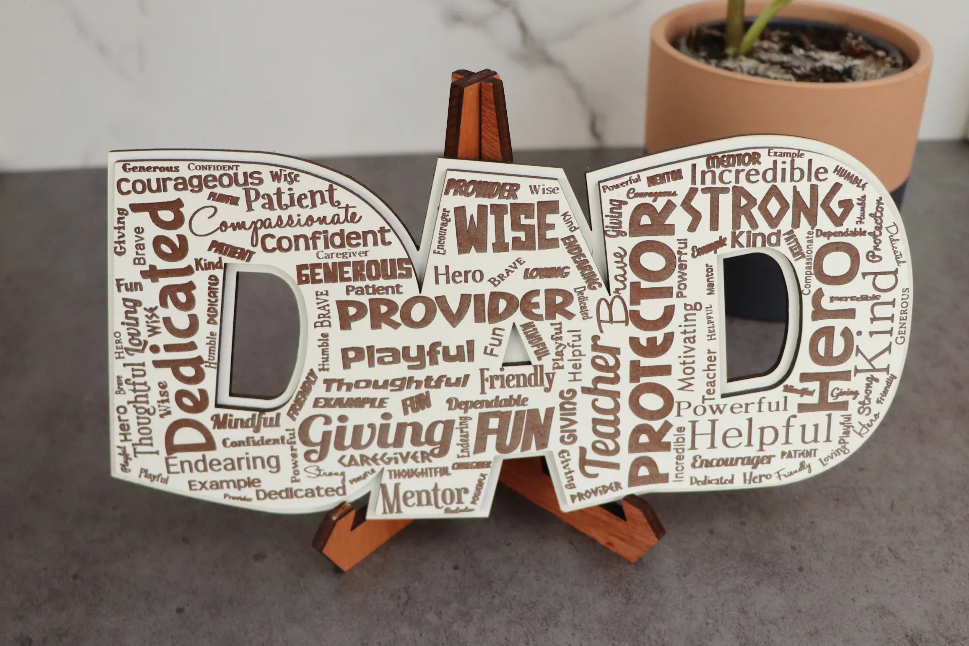 Dad Word Art